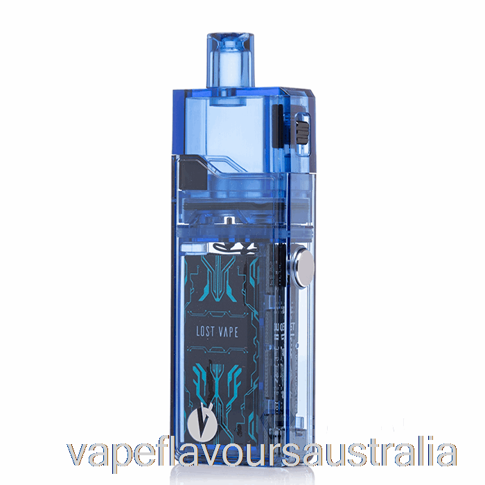 Vape Nicotine Australia Lost Vape Orion Art 18W Pod System Blue Clear